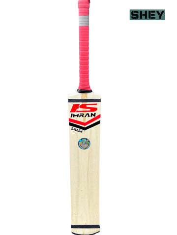 IS Tape Ball Cricket Bat - Lightweight Kashmiri Willow Broad face with Pro Grip.
