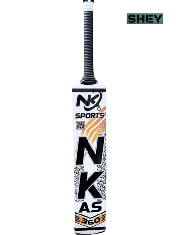NK Sports AS 360 Tape Ball Cricket Bat - Lightweight & Durable