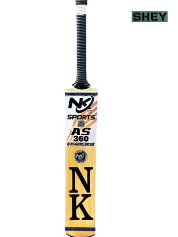 NK Sports AS 360 Tape Ball Cricket Bat - Lightweight & Durable